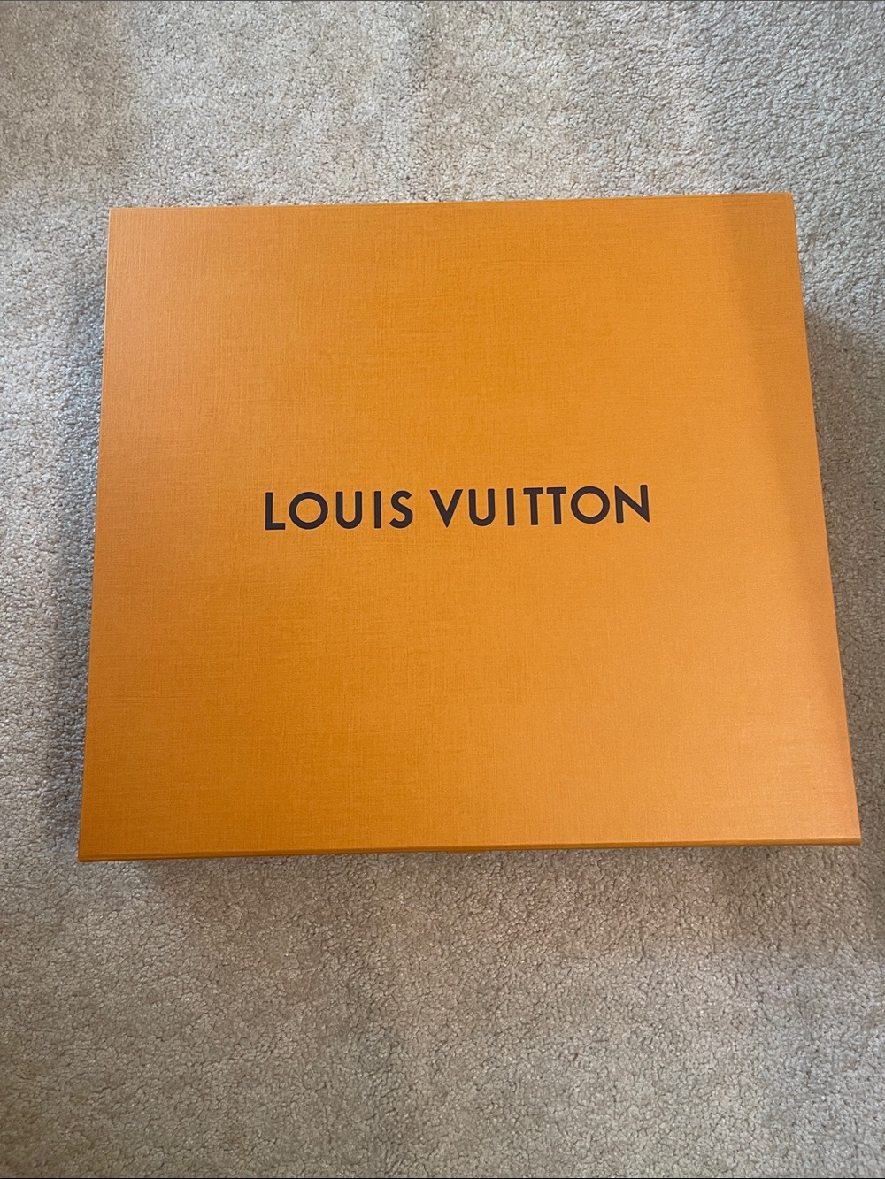 Louis Vuitton big gift box.